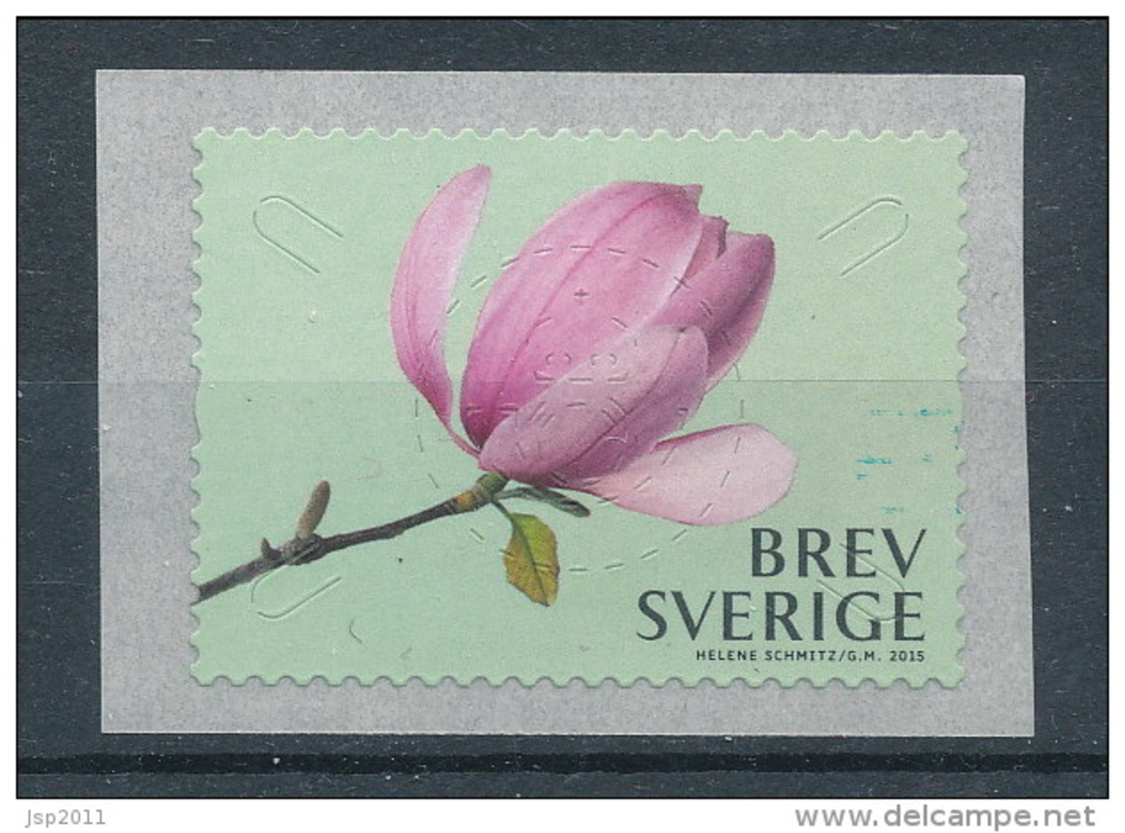 Sweden 2015 Facit # 3063 - Magnolia.  Coil Single. MNH (**) - Ungebraucht