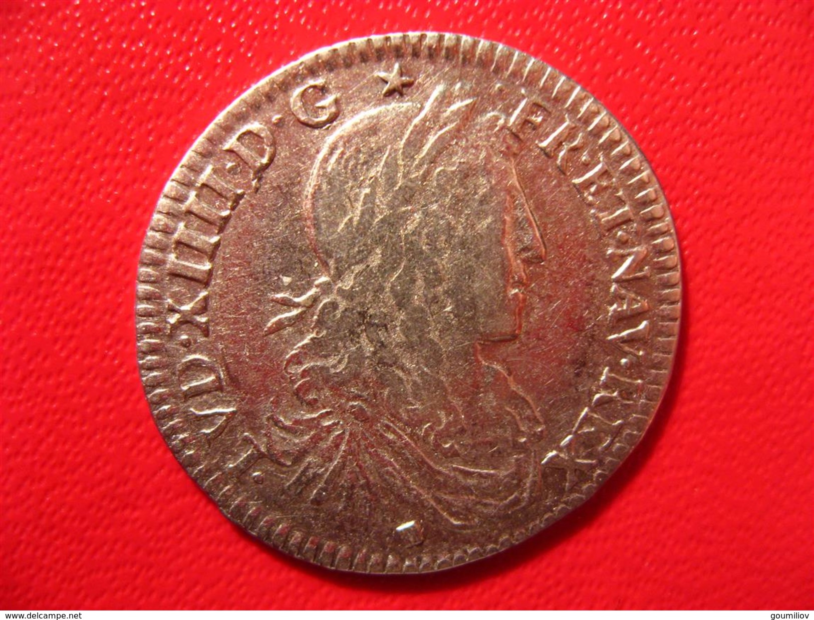 1/12 écu Louis XIV Buste Juvénile 1664 D Lyon 4425 - 1643-1715 Louis XIV Le Grand