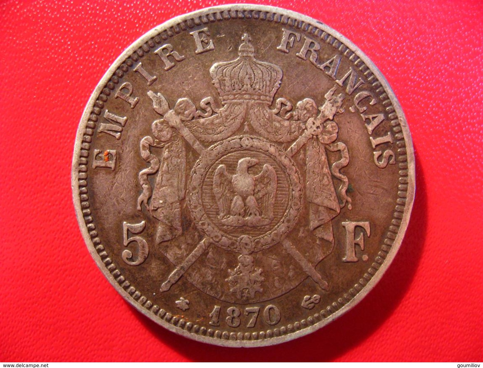 5 Francs Napoléon III 1870 A Paris 4294 - 5 Francs