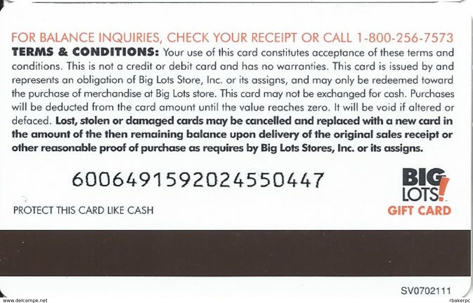 Big Lots Gift Card - Gift Cards