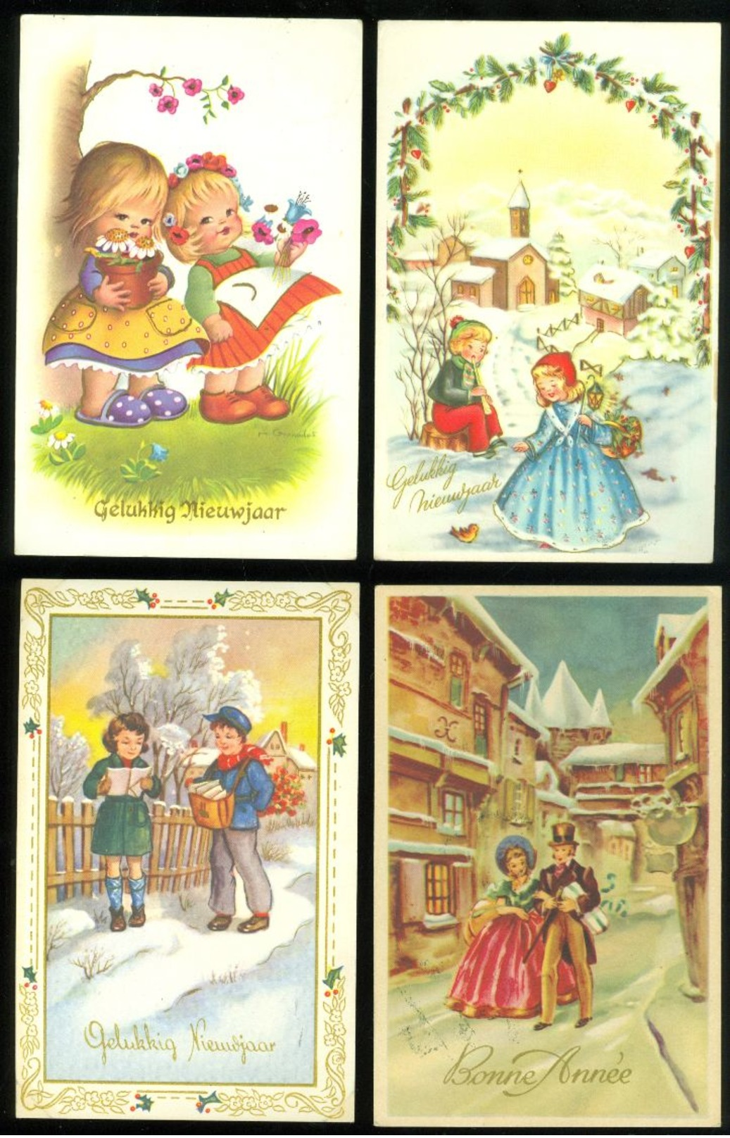 Beau Lot De 60 Cartes Postales De Fantaisie   Mooi Lot 60 Postkaarten Van Fantasie -  60 Scans - 5 - 99 Postkaarten