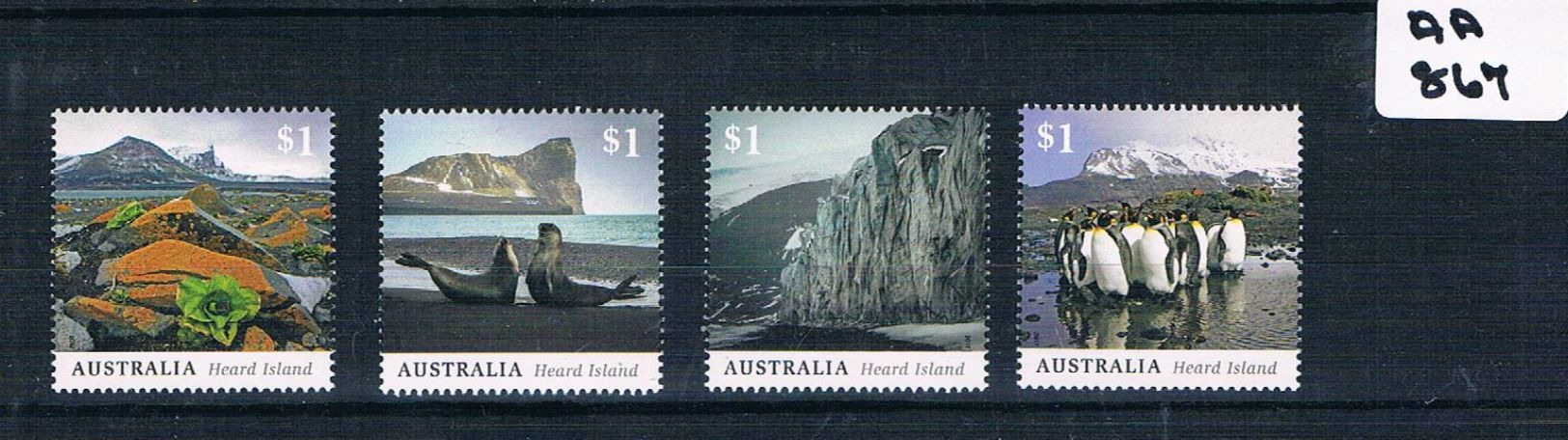 Australia 2017 Heard Island 4val Sheet Muh AA867 - Mint Stamps