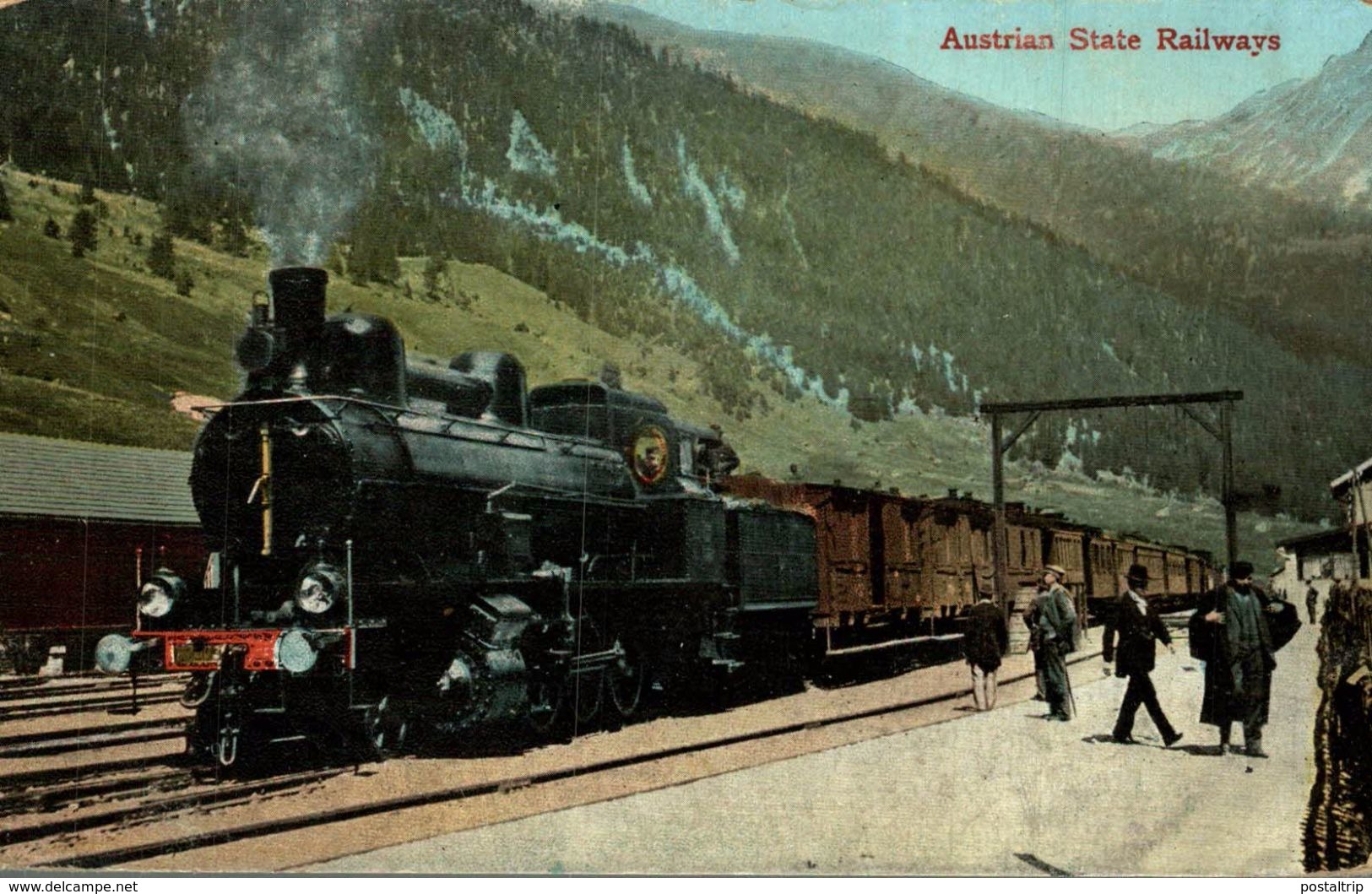 AUSTRIAN STATE RAILWAYS - Estaciones Con Trenes