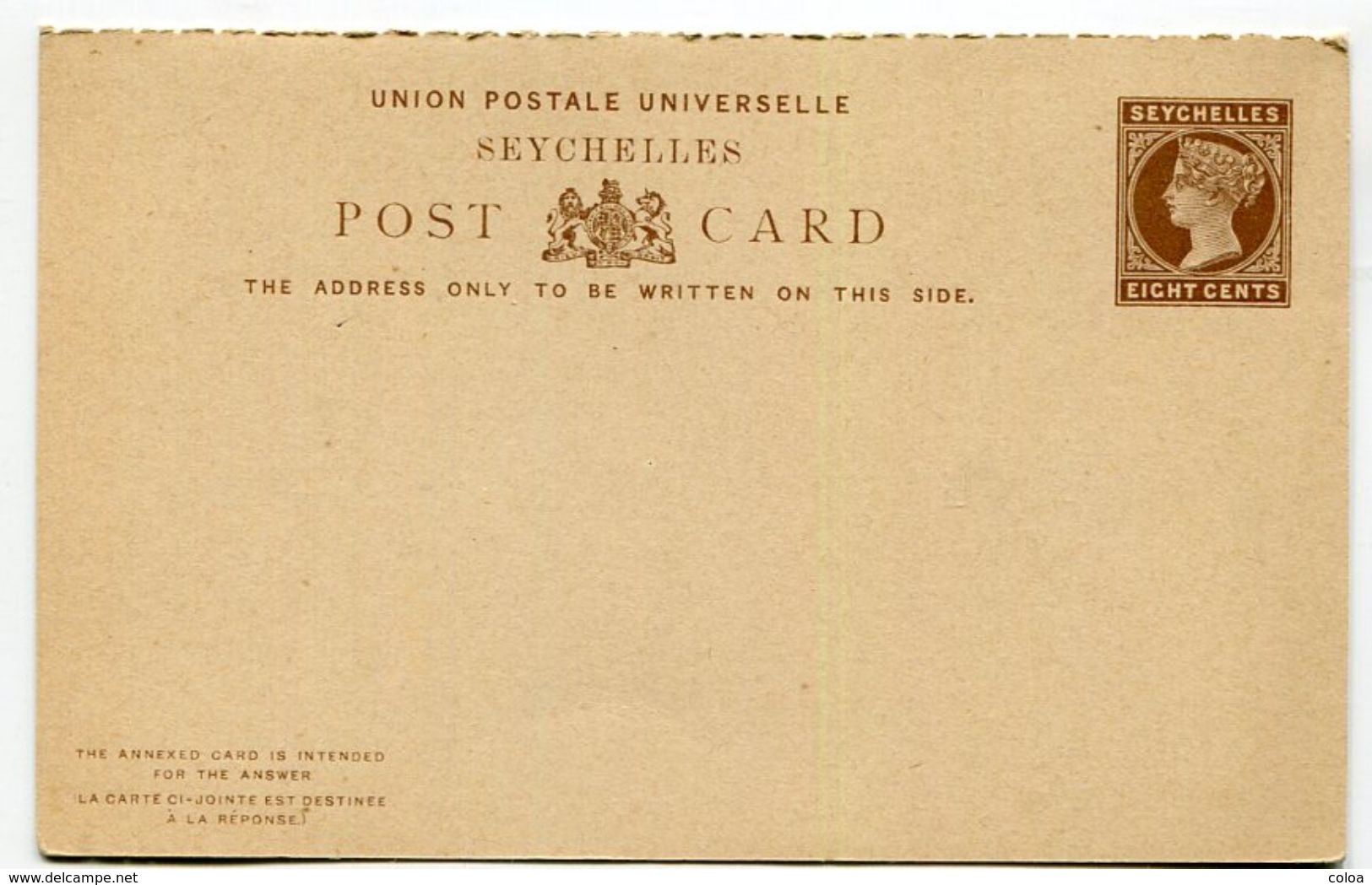 SEYCHELLES  Entier Postal Non Voyagé - Oceania (Other)