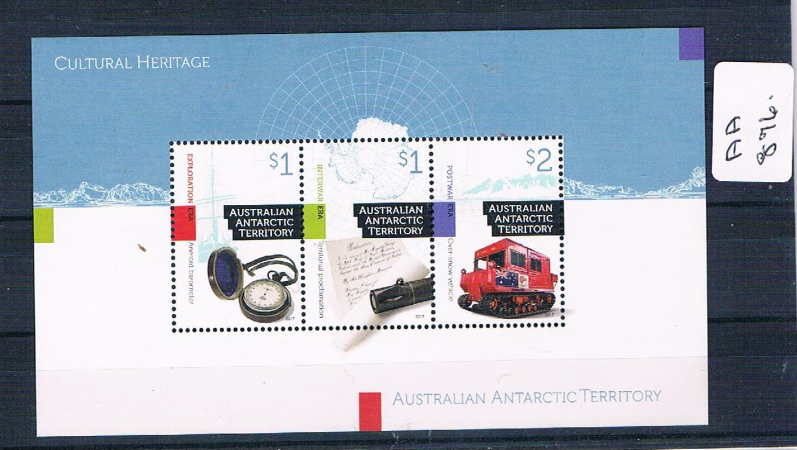 Australia  Aat 2017  3val M/sheet Muh AA876 - Mint Stamps