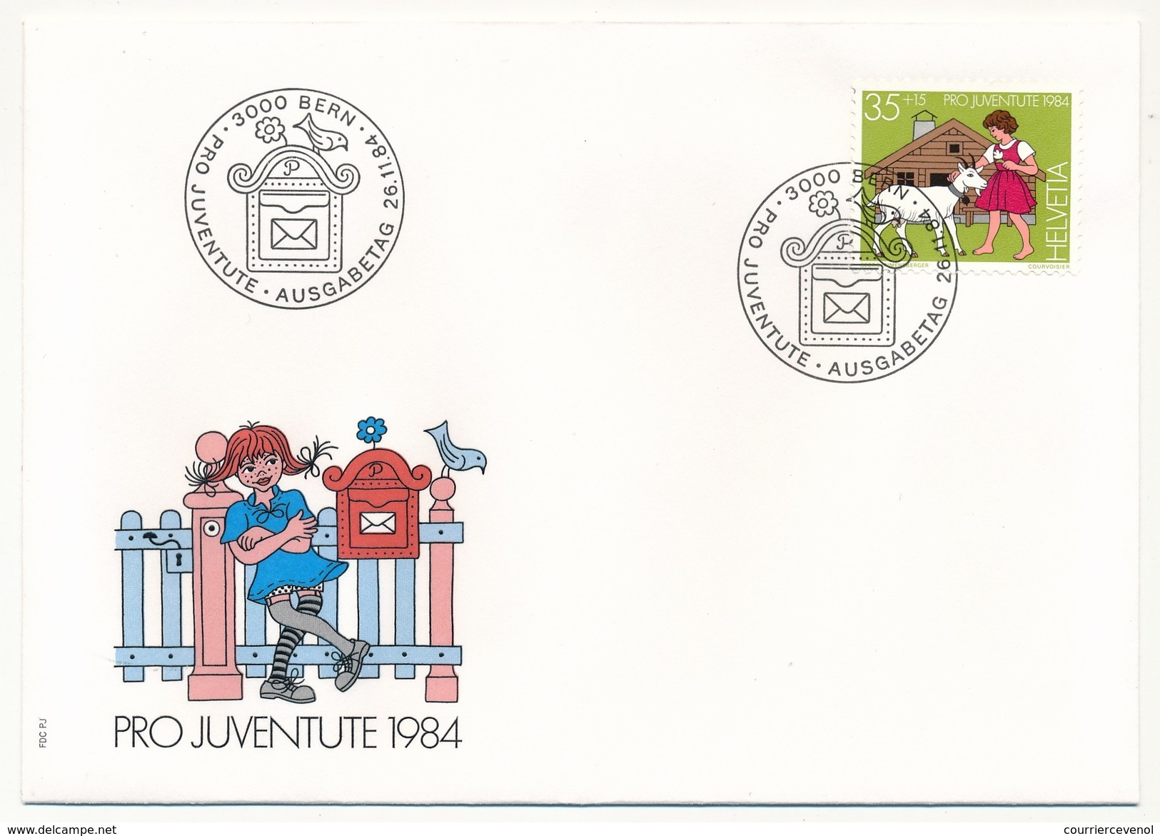 SUISSE - 5 Enveloppes FDC - Pro Juventute 1984 ( Jouets ) - Bern - 26/11/1984 - FDC