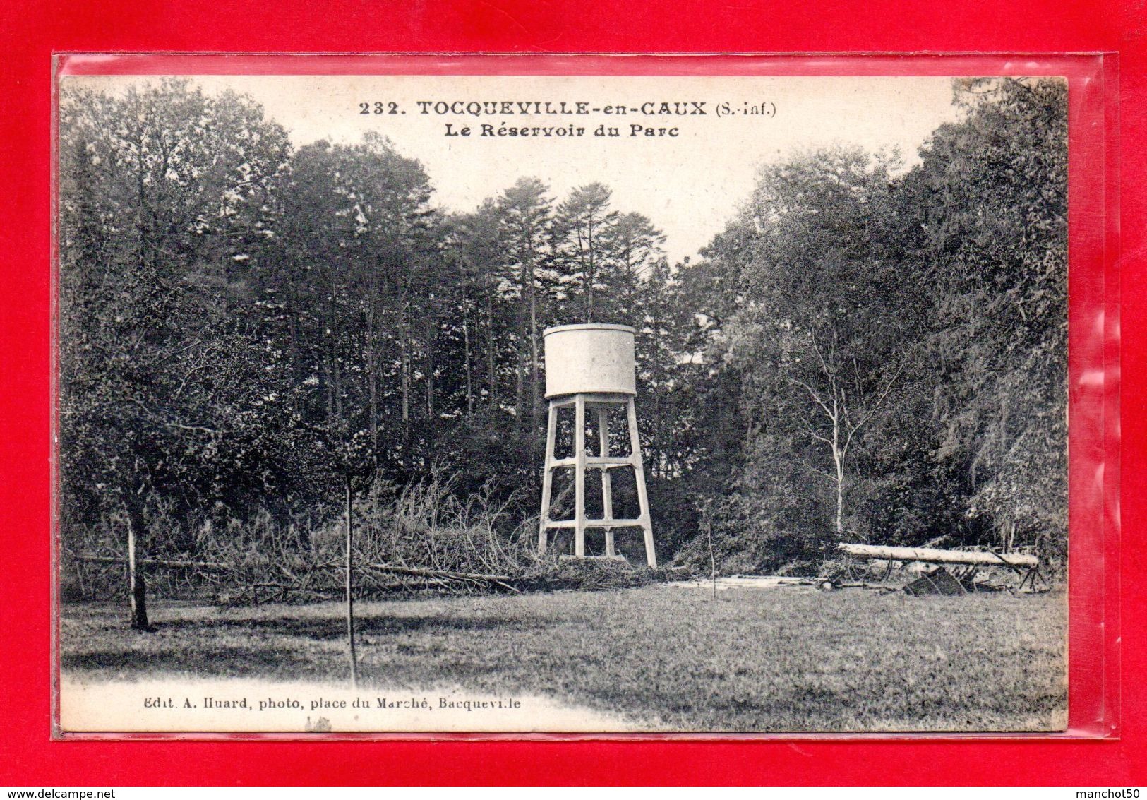 76-CPA TOCQUEVILLE EN CAUX - LE RESERVOIR DU PARC - (N°1147) - Autres & Non Classés