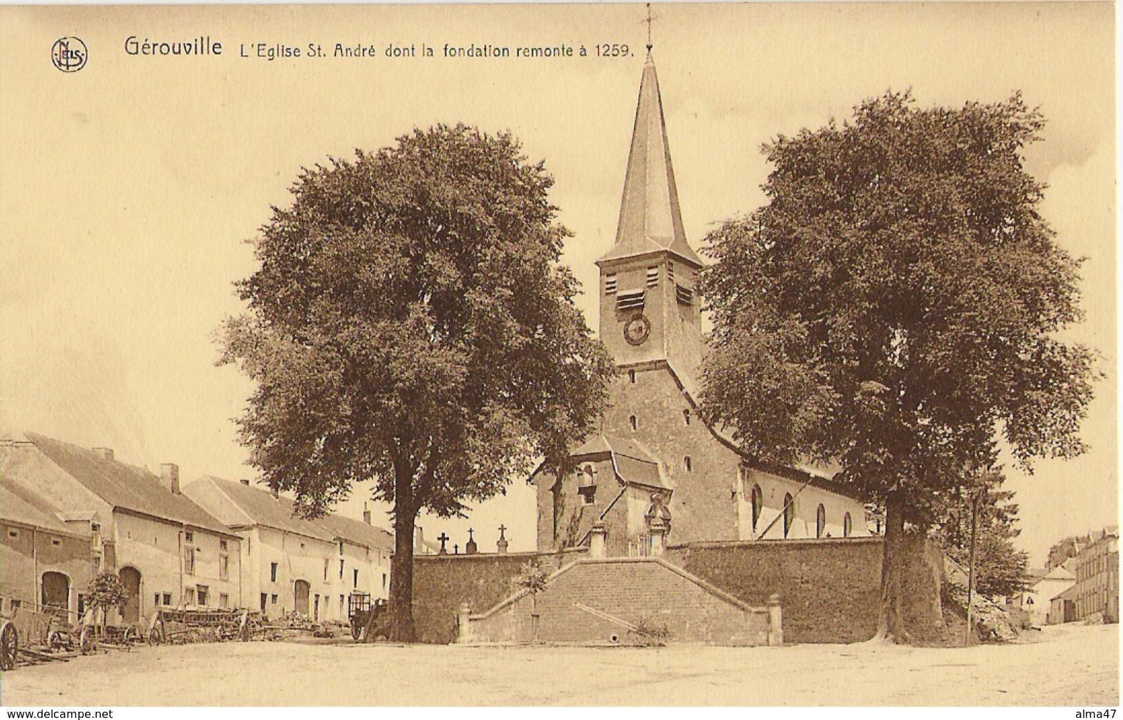 Gérouville Eglise St. André Et Maisons - Edit. Syndicat D'initiative, Virton - Meix-devant-Virton