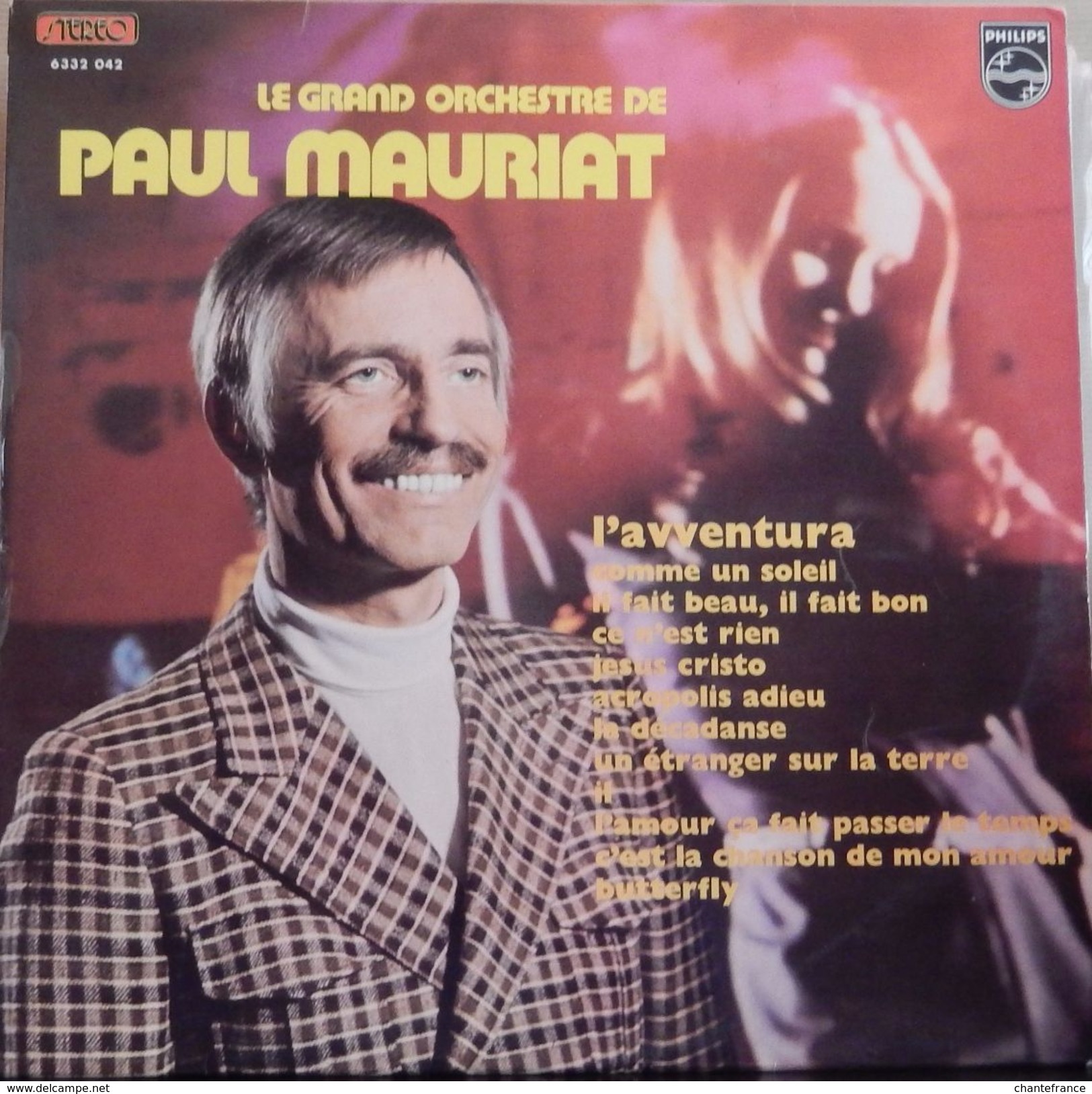 Paul Mauriat 33t. LP *l'avventura* - Instrumental