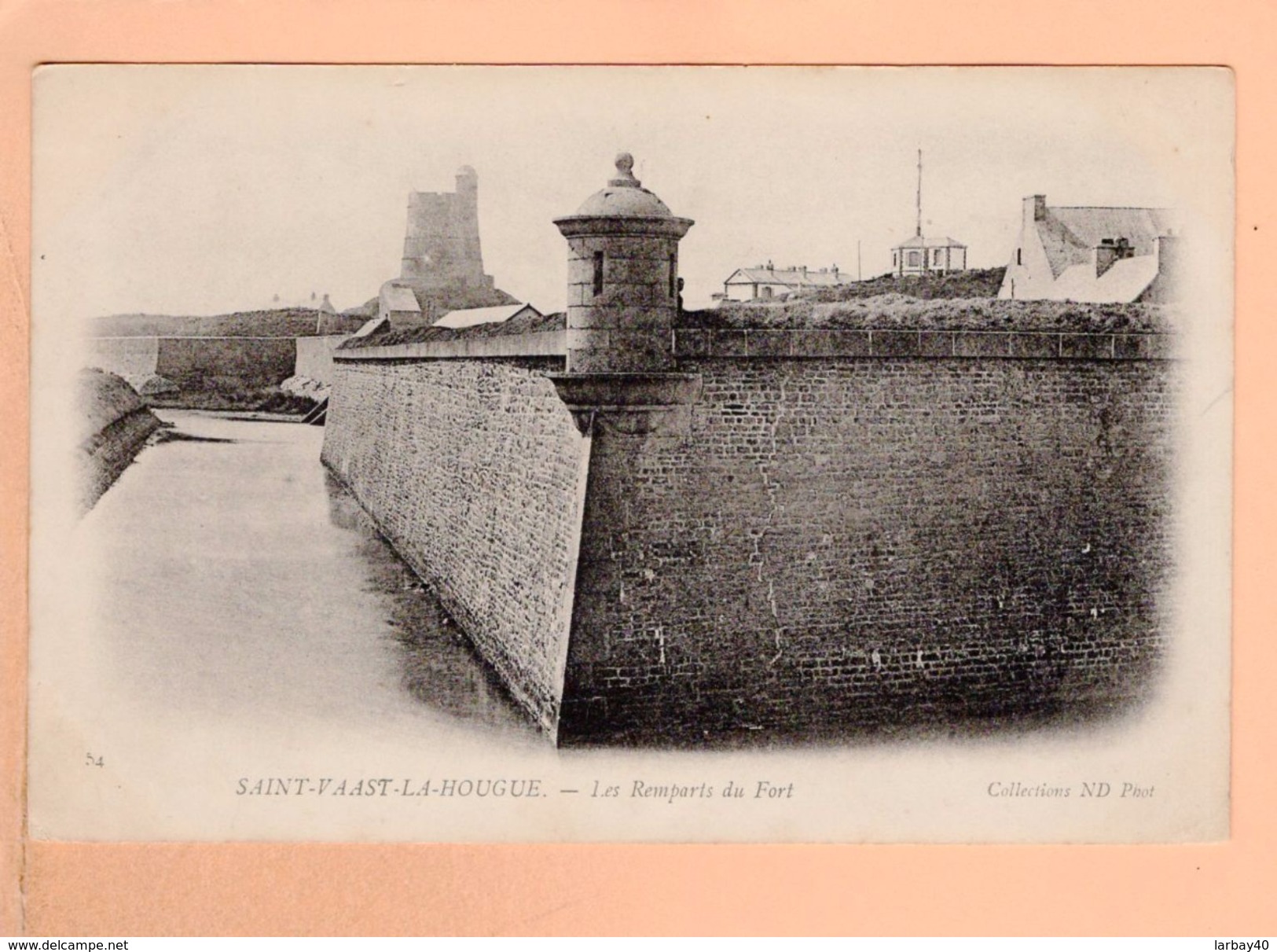 Cpa Cartes Postales Ancienne - Saint Vaast La Houge Les Remparts 54 - Saint Vaast La Hougue