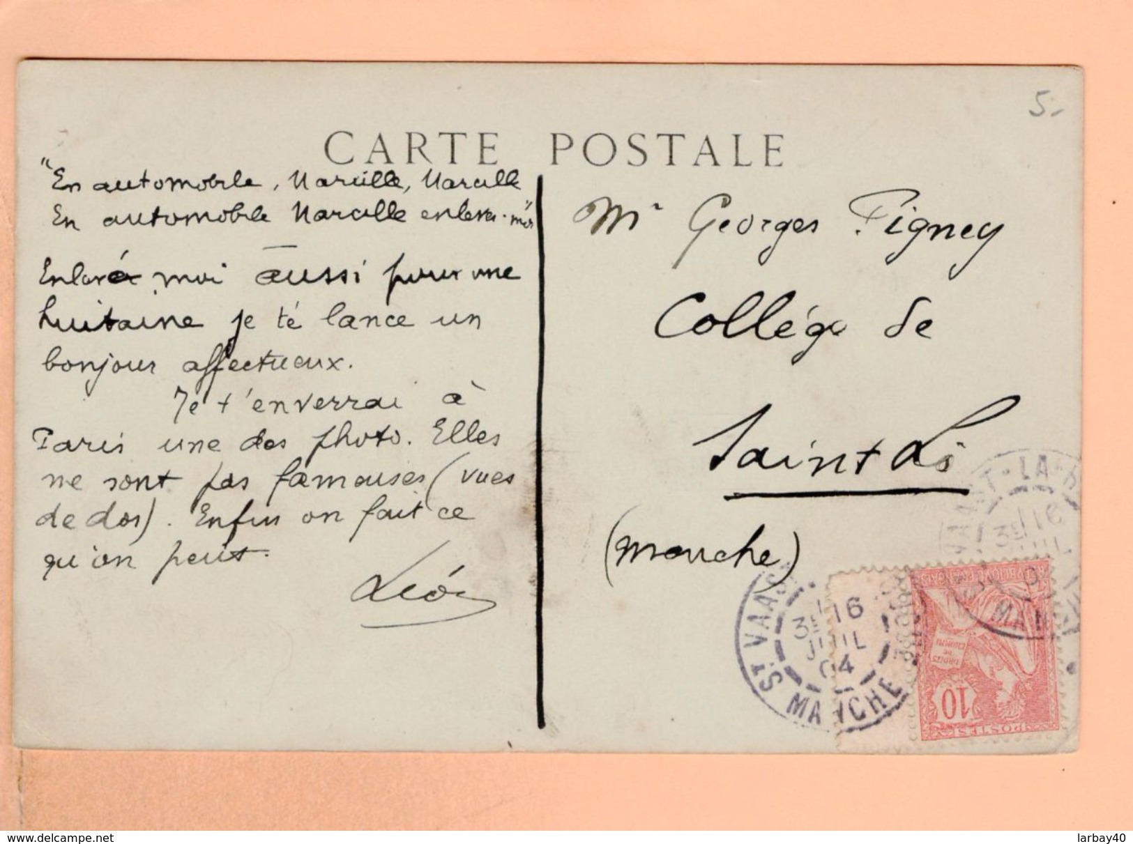 Cpa Cartes Postales Ancienne - Saint Vaast La Houge Les Remparts 54 - Saint Vaast La Hougue