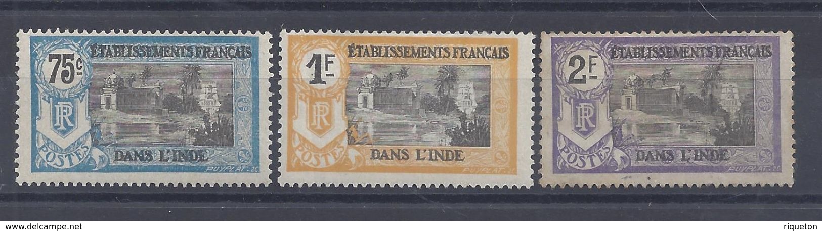 INDE - N° 39 - 40 - 41 - Neufs - X - Cote 17.50 € - Unused Stamps