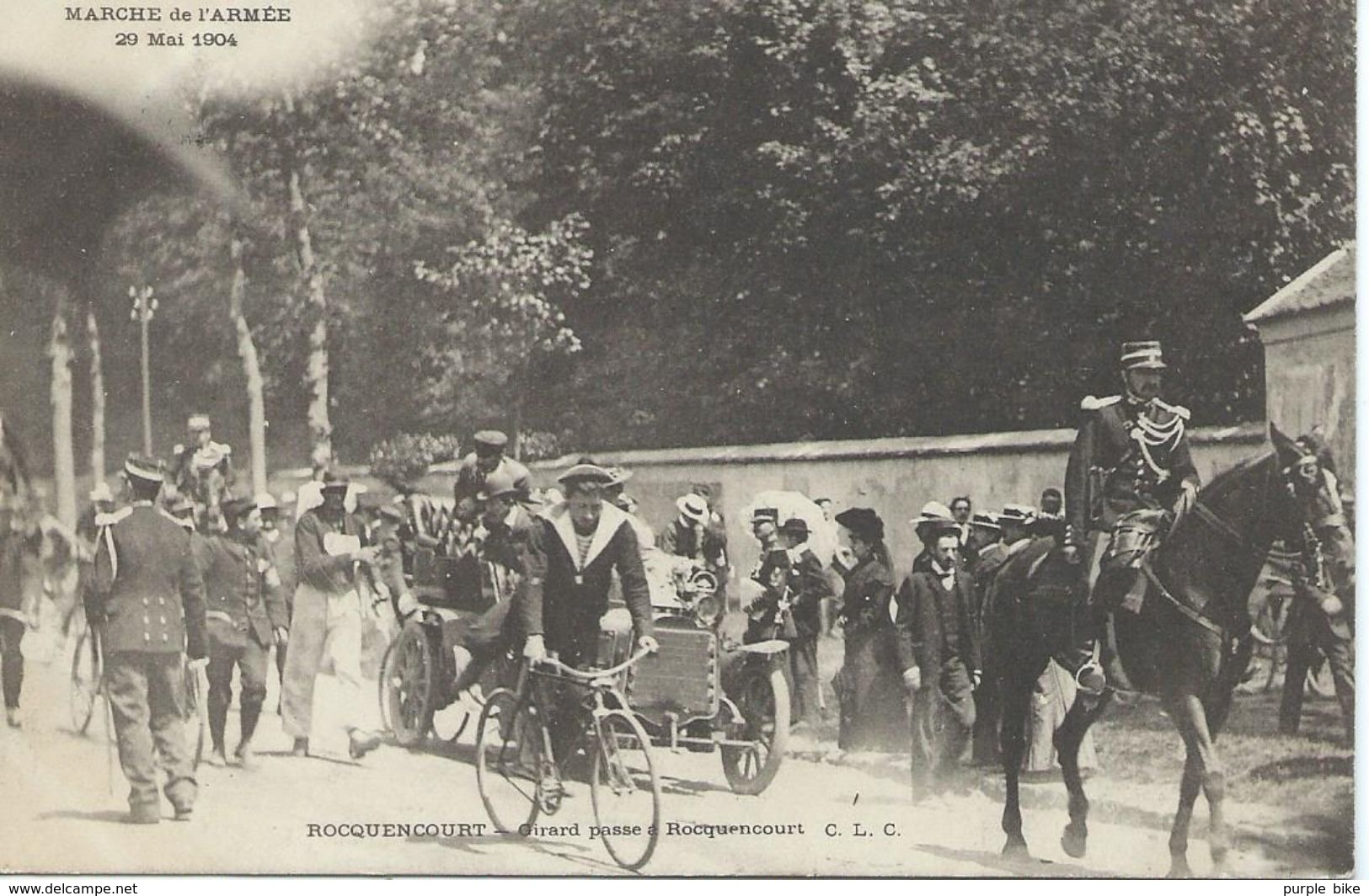78 Yvelines Rocquencourt Paris Marche De L'Armée 29 Mai 1904 Girard Passe à Rocquencourt - Rocquencourt