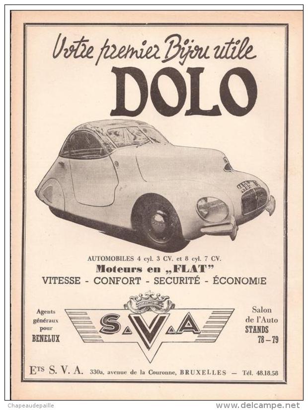 Dolo (automobile) - Werbung