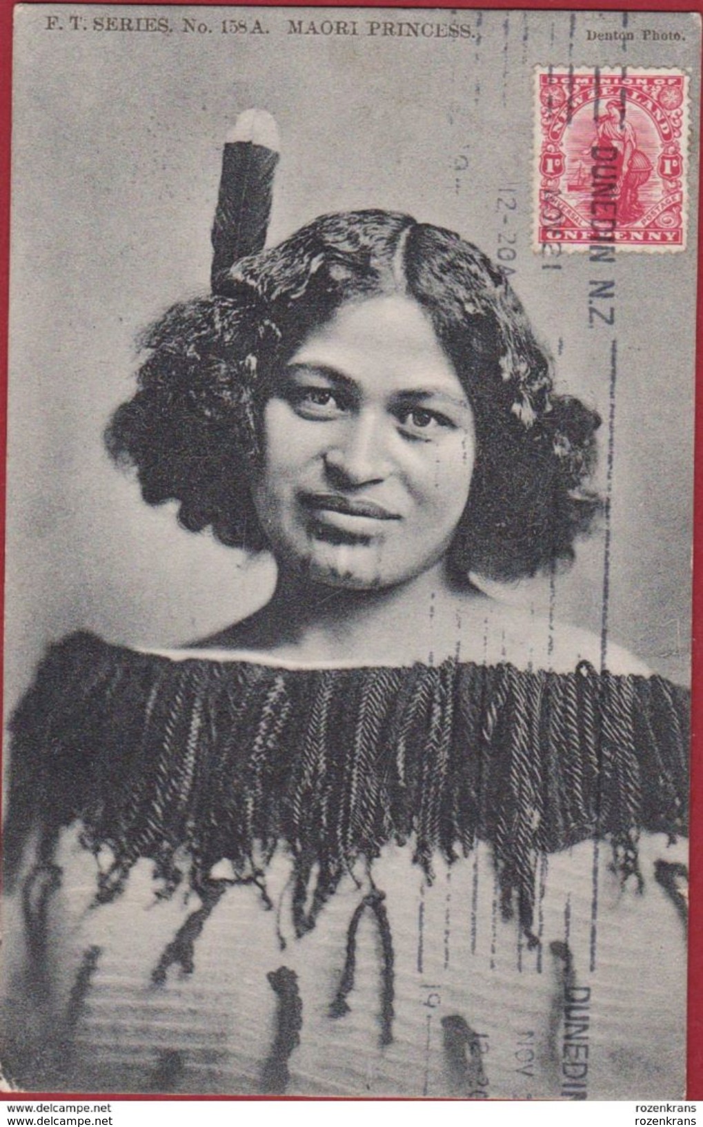 New Zealand Maori Princess 1910 Nouvelle Zelande Nieuw Zeeland Femme Girl Lady Beauty Beaute Ethnic Tribe Tribal Tribu - Nouvelle-Zélande