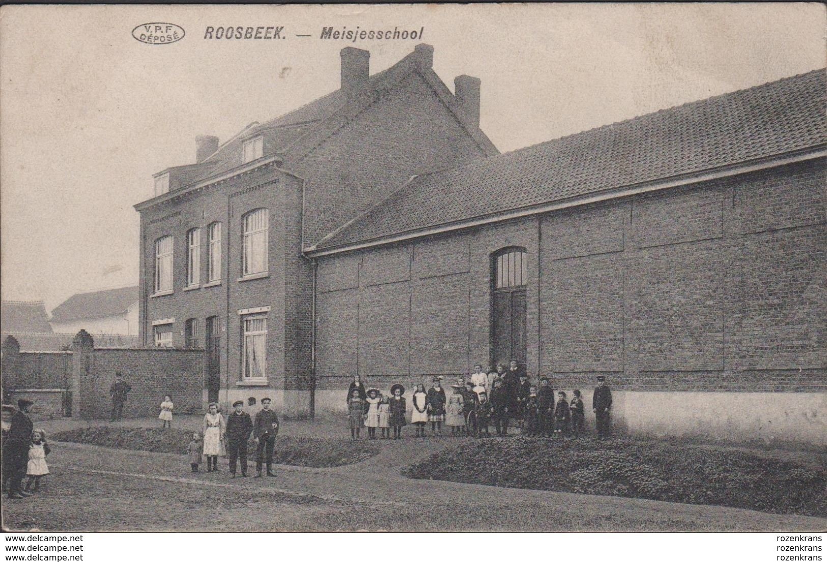 Roosbeek Meisjesschool Boutersem Topkaart Omg. Leuven Tienen Breisem Kerkom Hageland - Boutersem