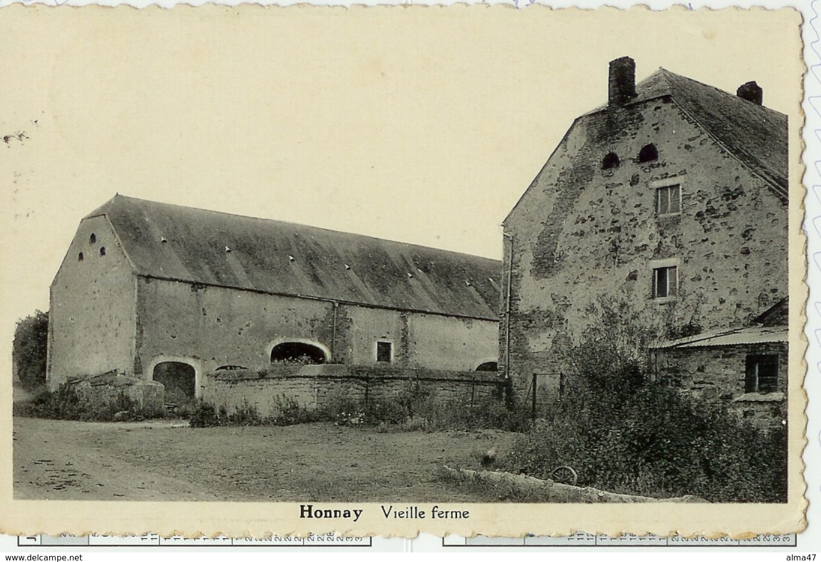 Honnay - Vieille Ferme - Circulé Vers 1940 - Edit. Rondeaux, Honnay - Beauraing