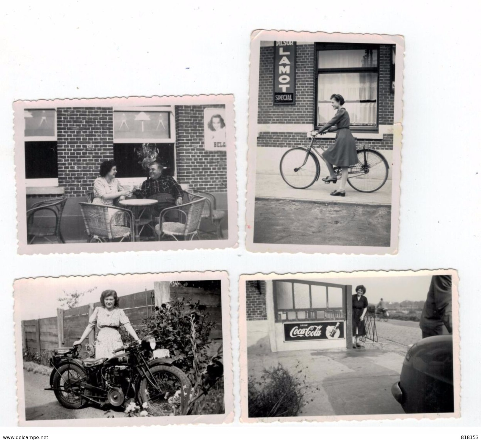 Oelegem : Vaartstraat 4 Foto's 9x6cm Periode 1946-1954 - Ranst