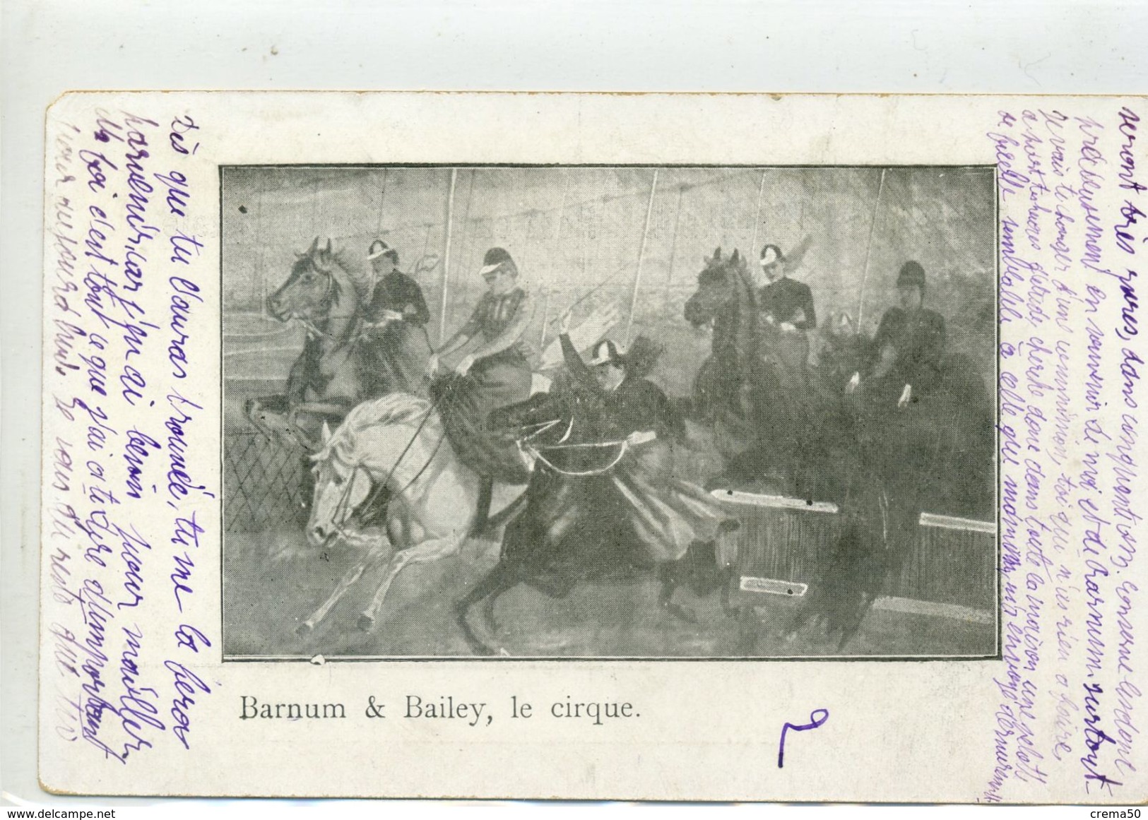 CIRQUE - Barnum Bailey - Chevaux - Cirque