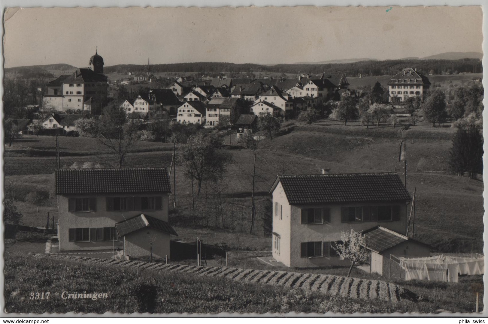 Grüningen - Generalansicht - Photo: Rud. Suter - Grüningen