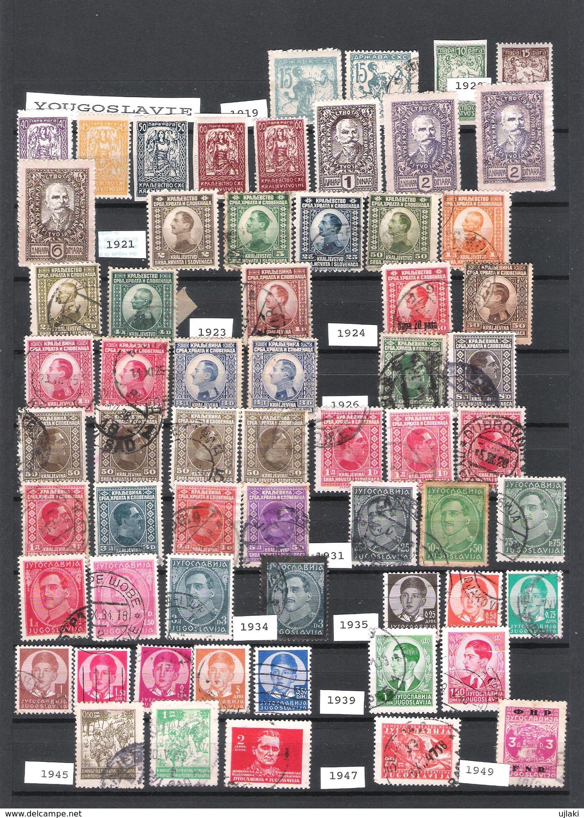 YOUGOSLAVIE: Mini Collection De 230 TP Divers:poste: Ttes époques 1919...1989 - Lots & Serien