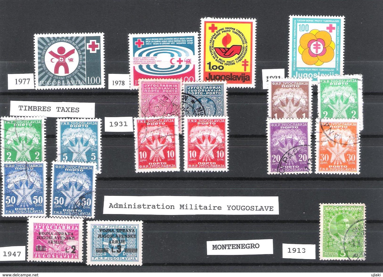 YOUGOSLAVIE: Mini Collection De 230 TP Divers:poste: Ttes époques 1919...1989 - Lots & Serien