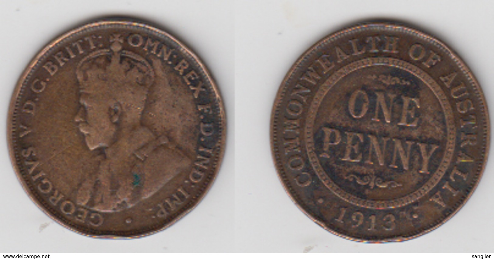 COMMONWEALTH OF AUSTRALIA - ONE PENNY  1913 - Penny