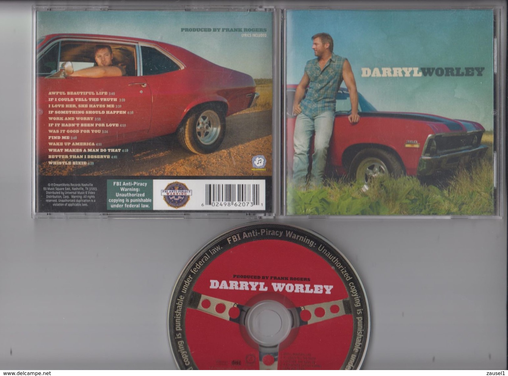 Darryl Worley - SAME - Original  CD - Gebraucht, Einwandfreier Zustand - Country & Folk