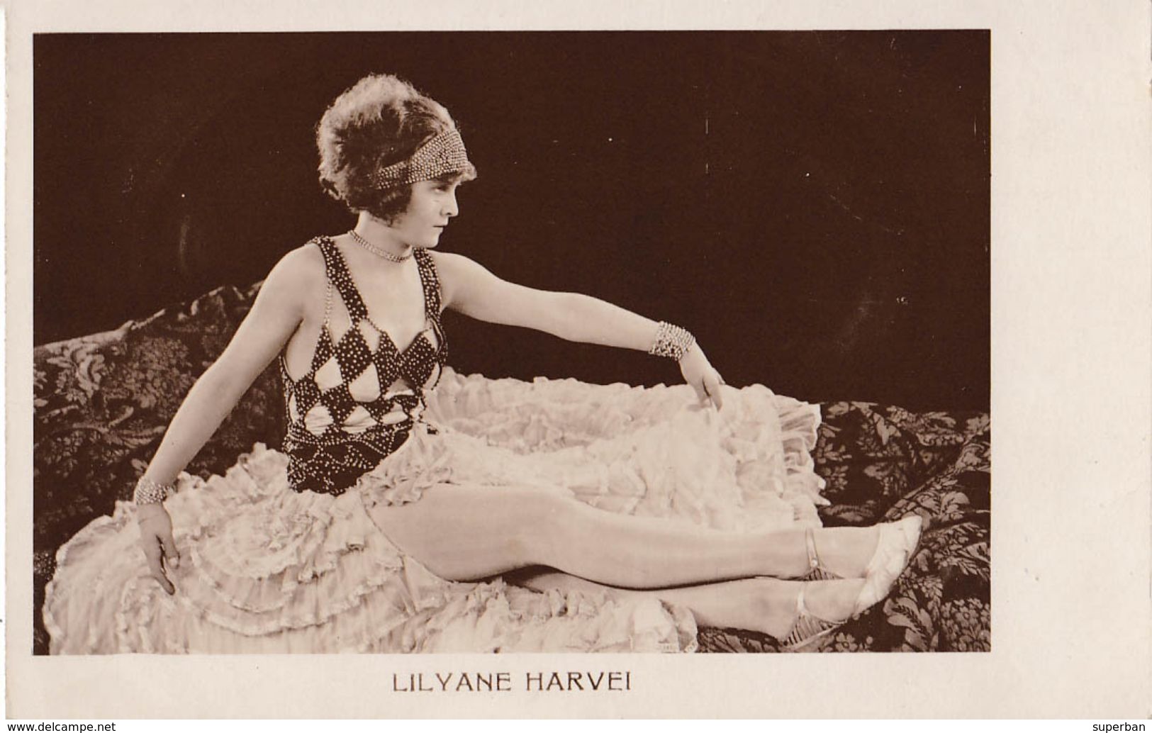 CINÉMA - SEXY / PIN-UP - ACTRICE : LILIAN HARVEY - CP VRAIE PHOTO / REAL PHOTO PC ~ 1920 - '30 - MADE In ROMANIA (w-761) - Schauspieler