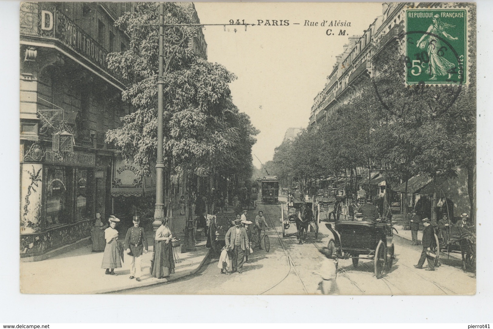 PARIS - XIVème Arrondissement - Rue D'Alésia - Arrondissement: 14