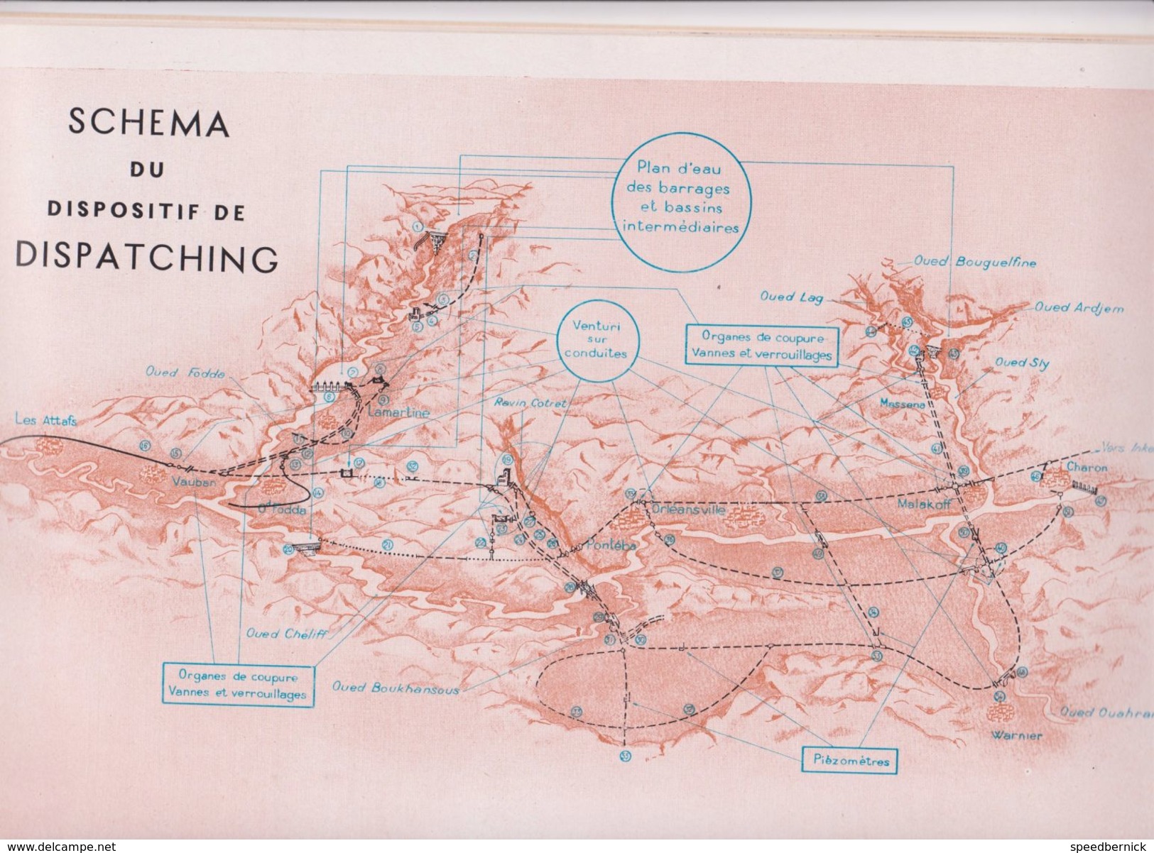 Algerie - Alimentation Eau Potable Orleanville Oued Fodda, Chlef, -perimetre Irrigable -Florent Granger 1949 - Opere Pubbliche