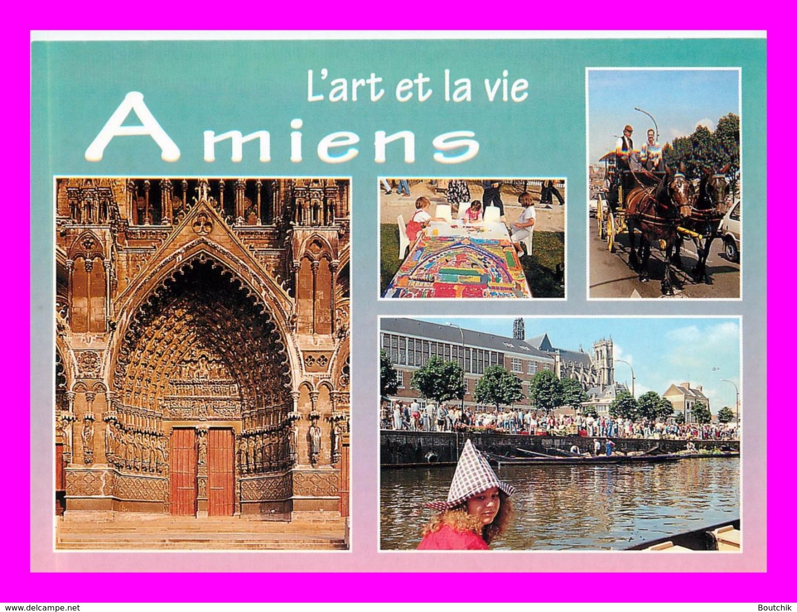 Carte Postale "L'art Et La Vie" - AMIENS - (scan Recto Verso) - Picardie