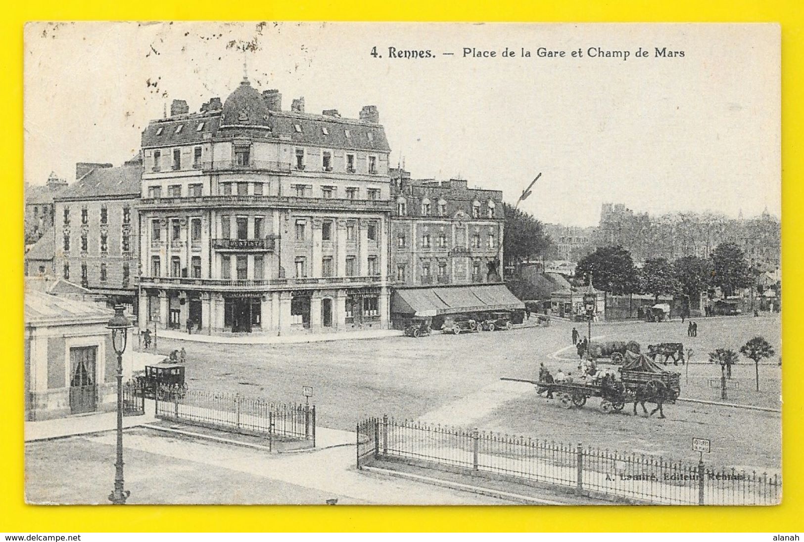 RENNES Place De La Gare Et Champ De Mars (Lamiré) Ille & Vilaine (35) - Rennes