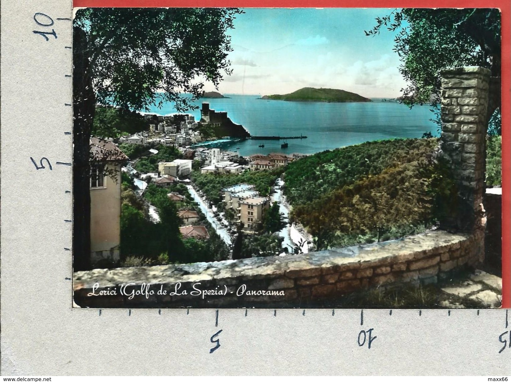 CARTOLINA VG ITALIA - LERICI (SP) - Panorama - Golfo Di La Spezia - 10 X 15 - ANN. 1960 - La Spezia