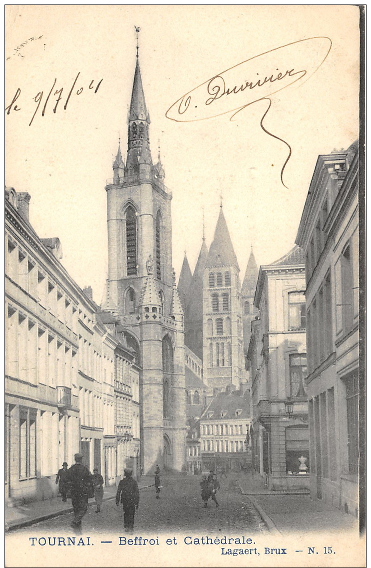 Tournai - Beffroi Et Cathédrale - LL N° 15 - Doornik