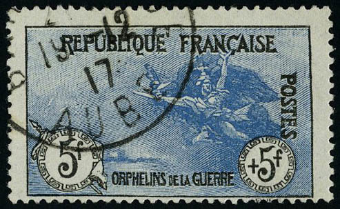 Oblitéré N° 148/55, La 1ère Série Orphelins, Obl Légère T.B. Signé + Certificat Brun Pour La Série - Altri & Non Classificati