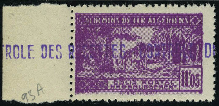 Neuf Sans Charnière N° 93a, 11f05 Lilas Double Impession, Bdf T.B. - Other & Unclassified