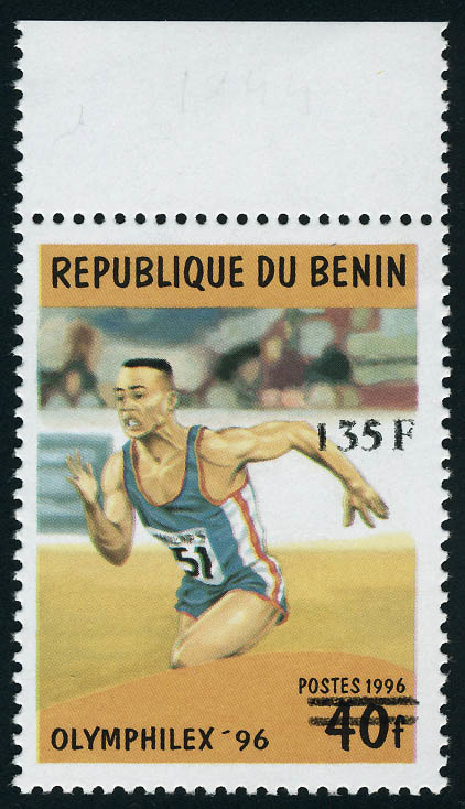 Neuf Sans Charnière 135f Sur 40f Athlétisme Olymphilex 96, Michel 1244, Bdf, T.B. - Sonstige & Ohne Zuordnung