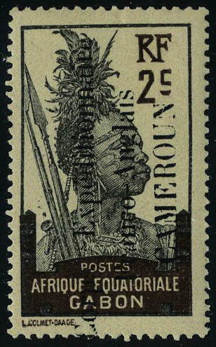 Neuf Avec Charnière N° 39, 2c Corps Expéditionnaire Cameroun,  T.B. Signé Brun - Other & Unclassified