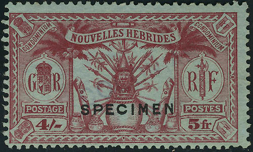 Neuf Sans Gomme N°80/90. La Série De 11 Valeurs, Surchargée SPECIMEN (Gibbons £ 250). T.B. - Other & Unclassified