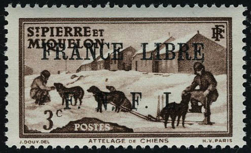 Neuf Sans Charnière N° 247, 3c France Libre T.B. Signé - Other & Unclassified