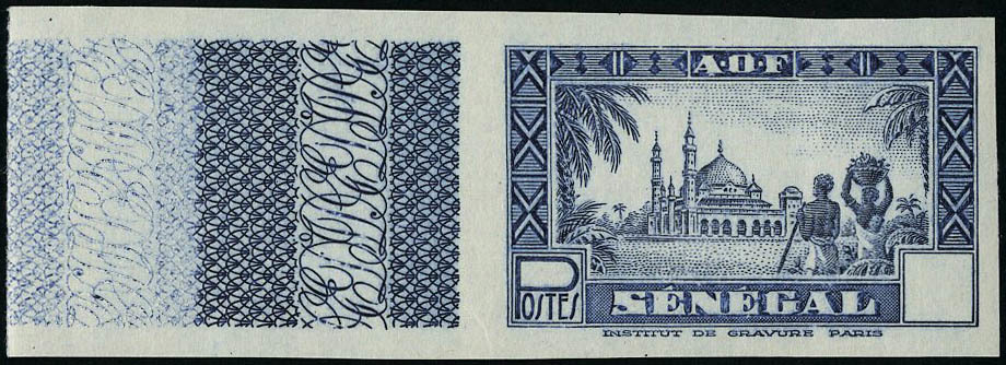 Neuf Sans Gomme Timbre Bleu Type De 1943 , 1f50 Et Plus, Sans Le Fond Ni La Valeur, ND, Bdf, Superbe, Maury - Sonstige & Ohne Zuordnung