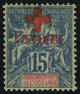 Neuf Avec Charnière N° 34, 15c Bleu Croix Rouge, Cl, T.B. - Other & Unclassified