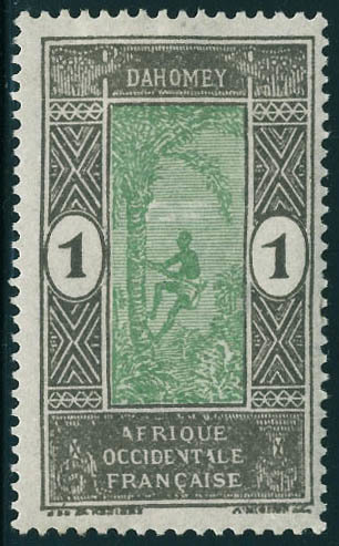 Neuf Avec Charnière N° 101a, 1c Gris Et Vert Jaune Sans Surcharge, T.B. - Altri & Non Classificati