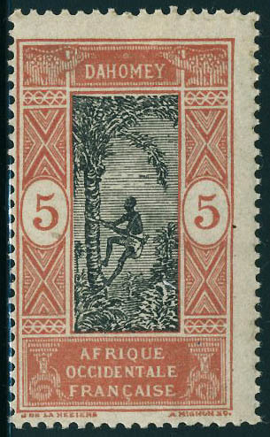 Neuf Sans Charnière N° 104a, 5c Rouge Et Noir Sans Surcharge, T.B. Maury - Sonstige & Ohne Zuordnung