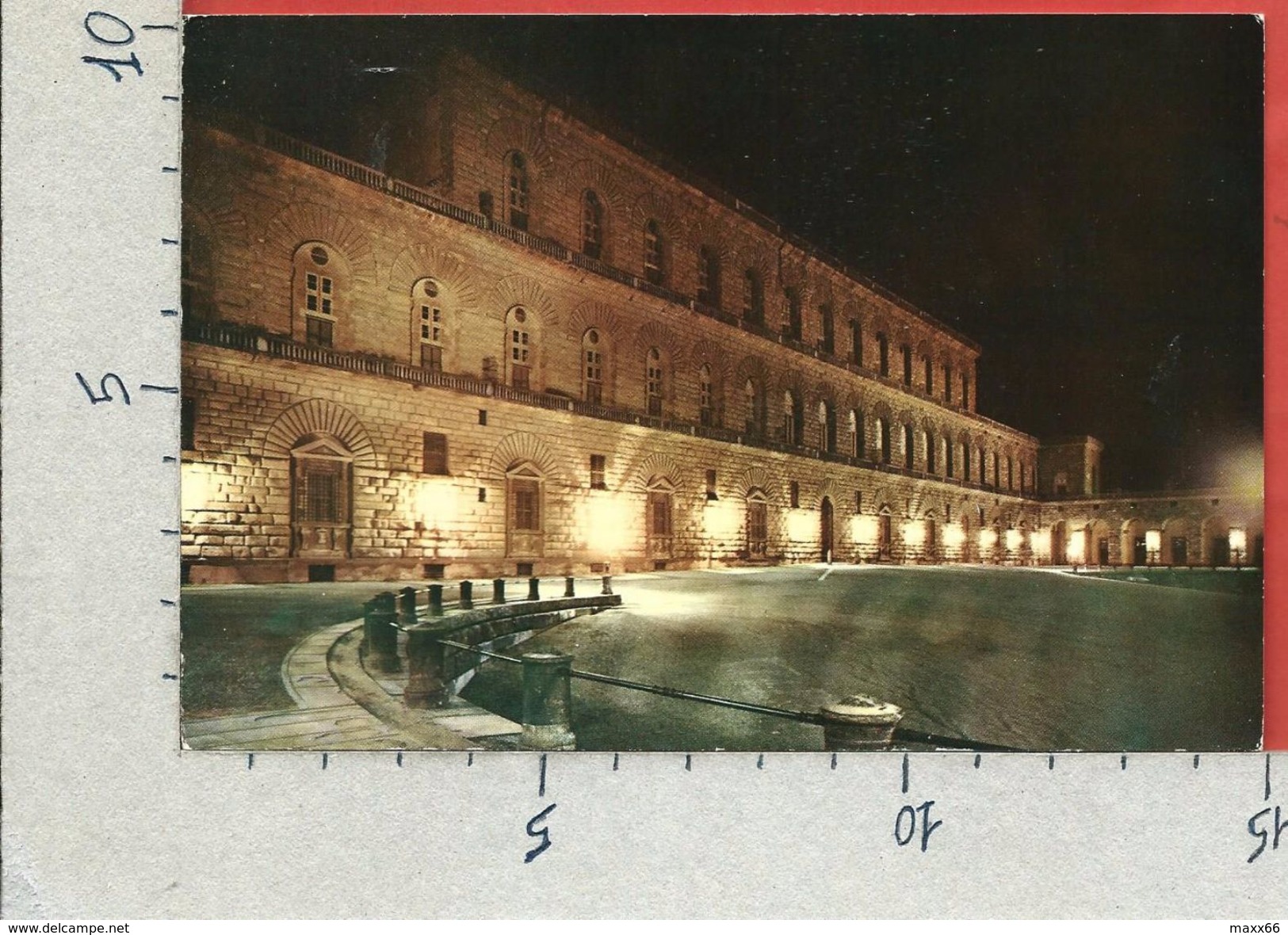 CARTOLINA VG ITALIA - FIRENZE - Palazzo Pitti - Notturno - 10 X 15 - ANN. 1972 - Firenze