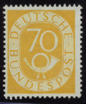 Neuf Sans Charnière N° 22, 70pf Cor De Poste, T.B. - Sonstige & Ohne Zuordnung