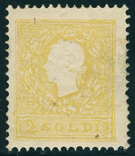 Neuf Sans Gomme N° 10, 2s Jaune, Type II, T.B. Sassone 550 € NSG - Otros & Sin Clasificación