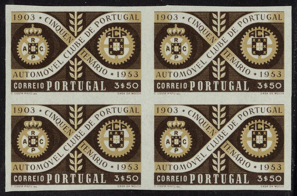 Neuf Sans Gomme N° 793/94, Cinquantenaire De L'Automobile Club Du Portugal, Chaque En Bloc De 4 ND, T.B. - Other & Unclassified