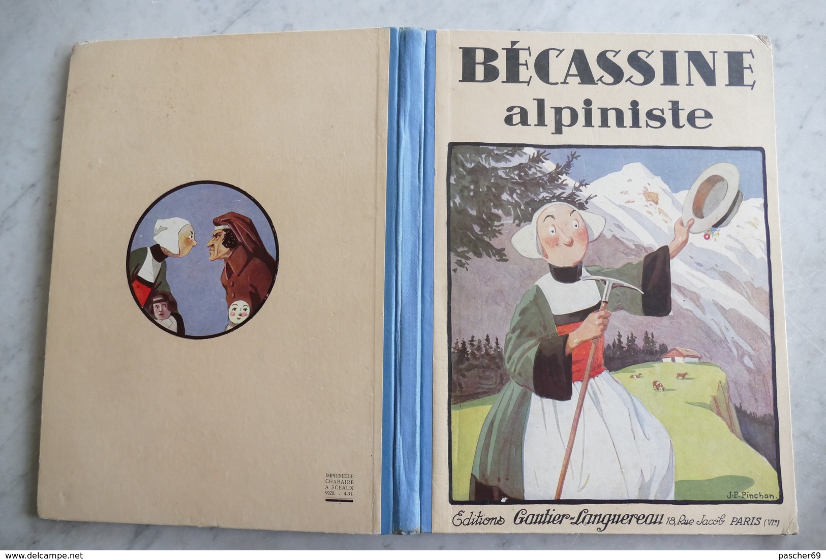 ALBUM BECASSINE Alpiniste 1931  / J 46 - Bécassine